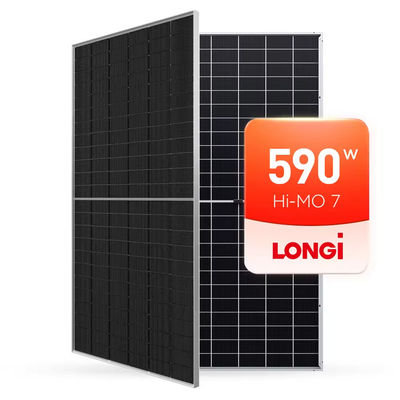 Longi 560W-590W Bifacial Dual Glass Monocrystalline Halve Cell Zonnepanelen voor uw