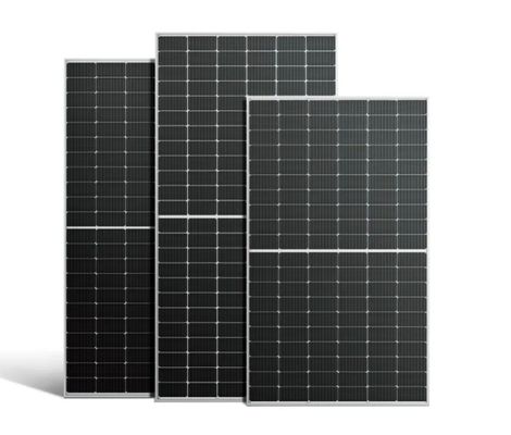 Geanodiseerd aluminium frame Longi LR7-72HGD 585-620W Bifacial Double Glass Solar Panel