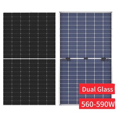 182 mm Monocristallijn 580 Watt zonnepaneel Longi 560W 570W 580W cellen voor industriële