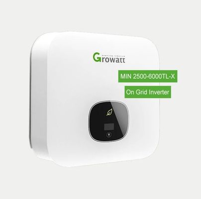 Woonbouw Growatt MIN 2500-6000 TL-X 6KW 2 MPPT Single Phase On Grid PV Solar Inverter