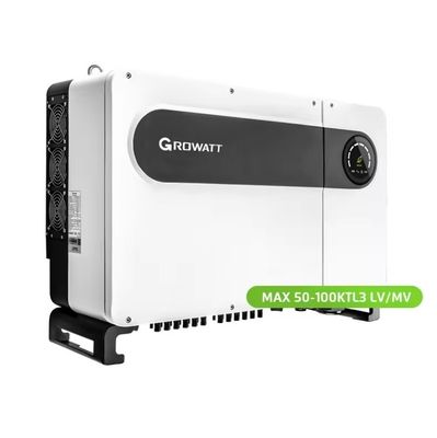 Uitgangsfrequentie 50/60HZ Growatt MAX50-80KTL3 LV Zonne-energie-omvormer voor commerciële