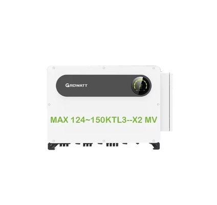 Inverter Growatt Solar Inverter MAX 124-150KTL3-X2 MV Drie fase 124Kw 125Kw 136Kw 150Kw