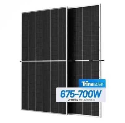 TSM-NEG21C. 20 Trina Bifacial Dual Glass Monokristallijn Module 690W 132 Halve cellen