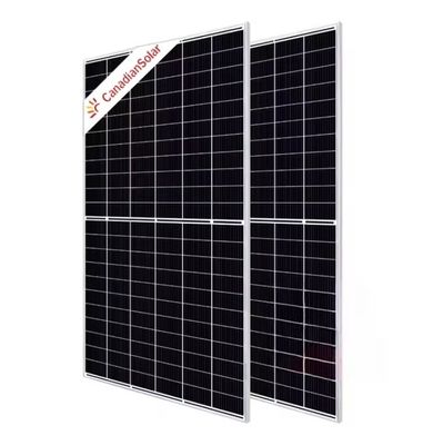 Stijl Canadese dubbelglas bifaciale zonnepanel 490W-515W Paneldimensies 1994x1134x30mm