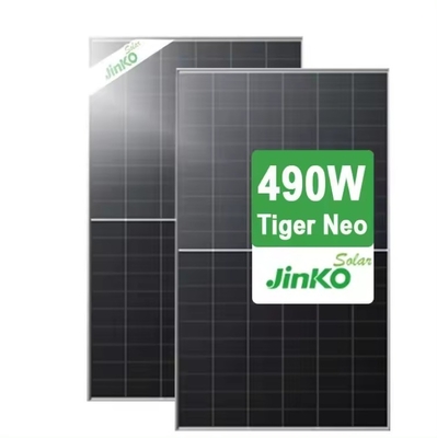 Jinko zonnepaneel Tiger Neo 60HL4-V 470W 475W 480W 485W 490W Half Cell Monofacial Module