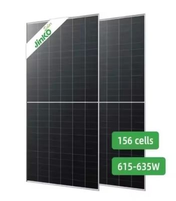 182mmx182mm Celgrootte 156 Cellen Dubbelglas Bifacial Zonnepaneel Jinko voor Home Power