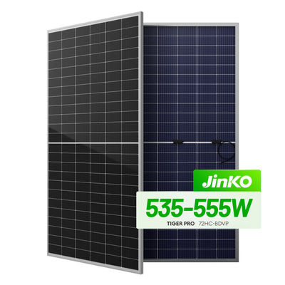 Jinkosolar Monocrystalline Solar Module JKM535-555M met Dual Glass Bifacial Technology