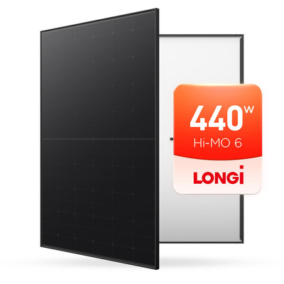 Longi Hi-MO X6 108 Cells Monofacial Solar Panel voor zonne-energiesysteem 440W 445W 450W
