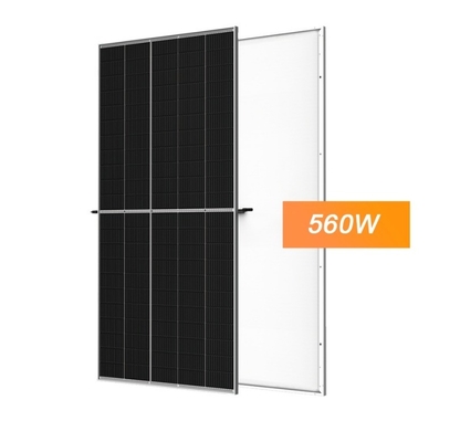 Anodisatieraam van aluminiumlegering Residentieel zonnepaneel 550W Mono-face 182mm Cell