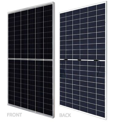 PERC-technologie Bifacial PV-paneel 585w geanodiseerd aluminium legeringsframe zonne-module