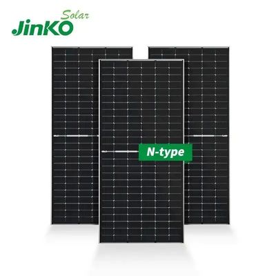 Zonne-energiesysteem Monofaciaal Jinkosolar Photovoltaic Panel 132 cellen Zonne-module 630W