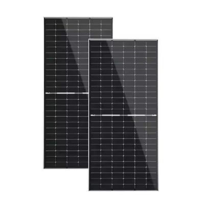 182 mm Halfcut Cell Double Glass Bifacial Solar Panel Module van het type N met IP 68-classificeerde aansluiting