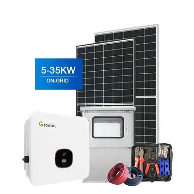 Solar System ON-Grid 10KW 15KW 20KW 25KW 30KW Volledige oplossingsleverancier Solar Kit voor industriële huishoudelijke panelen